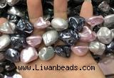 CSB2178 15.5 inches 16*16mm - 20*22mm baroque mixed shell pearl beads