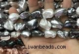 CSB2179 15.5 inches 16*16mm - 20*22mm baroque mixed shell pearl beads