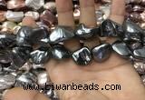 CSB2182 15.5 inches 16*16mm - 20*22mm baroque mixed shell pearl beads