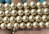 CSB2188 15.5 inches 18mm ball shell pearl beads wholesale