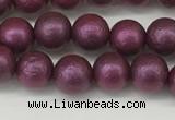 CSB2251 15.5 inches 6mm round wrinkled shell pearl beads wholesale