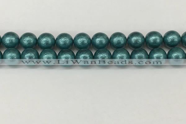 CSB2336 15.5 inches 16mm round wrinkled shell pearl beads wholesale