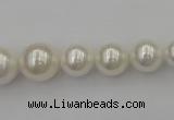 CSB400 15.5 inches 8mm - 16mm round shell pearl beads