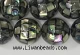 CSB4015 15.5 inches 10mm ball abalone shell beads wholesale