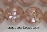 CSB4032 15.5 inches 14mm ball abalone shell beads wholesale