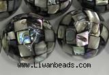 CSB4051 15.5 inches 18mm ball abalone shell beads wholesale