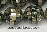 CSB4102 15.5 inches 14mm ball abalone shell beads wholesale