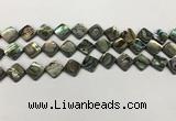 CSB4118 15.5 inches 8*8mm diamond abalone shell beads wholesale