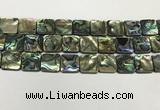 CSB4148 15.5 inches 18*18mm square abalone shell beads wholesale