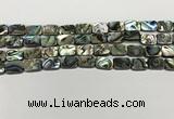 CSB4152 15.5 inches 8*12mm rectangle abalone shell beads wholesale