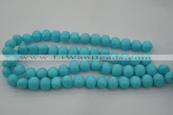 CSB692 15.5 inches 13*15mm oval shell pearl beads