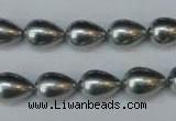 CSB860 15.5 inches 10*12mm teardrop shell pearl beads wholesale