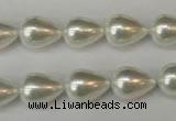 CSB862 15.5 inches 10*14mm teardrop shell pearl beads wholesale