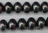 CSB909 15.5 inches 10*14mm rondelle shell pearl beads wholesale