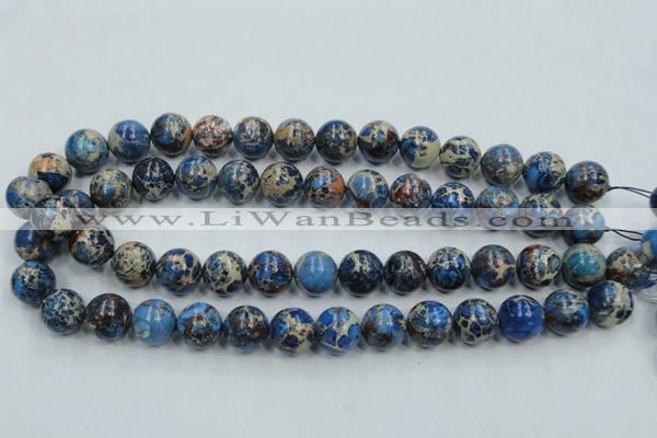 CSE215 15.5 inches 18mm round dyed natural sea sediment jasper beads