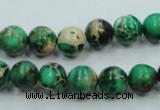 CSE220 15.5 inches 8mm round dyed natural sea sediment jasper beads