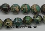 CSE5005 15.5 inches 12mm round natural sea sediment jasper beads