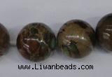 CSE5055 15.5 inches 18mm round natural sea sediment jasper beads