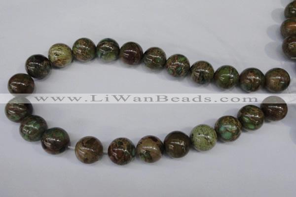 CSE5055 15.5 inches 18mm round natural sea sediment jasper beads