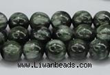 CSH03 15.5 inches 10mm round natural seraphinite gemstone beads