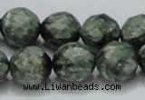 CSH10 15.5 inches 16mm faceted round natural seraphinite beads