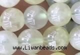 CSJ311 15.5 inches 6mm round serpentine new jade beads