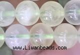 CSJ320 15.5 inches 8mm round serpentine new jade beads