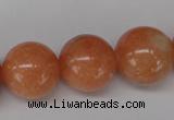 CSM08 15.5 inches 18mm round salmon stone beads wholesale