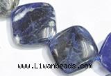 CSO04 15.5 inches 10mm rhombus A grade sodalite beads wholesale