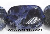 CSO08 A grade 15.5 inches 10*14mm rectangle sodalite beads