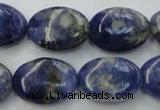 CSO371 15.5 inches 10*14mm oval natural sodalite gemstone beads