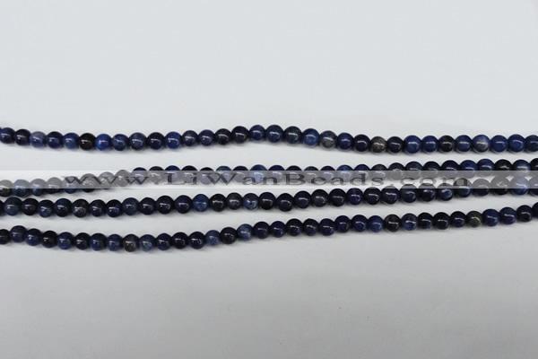 CSO400 15.5 inches 4mm round dyed sodalite gemstone beads