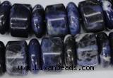 CSO52 15.5 inches 6*18mm & 11*18mm rondelle sodalite gemstone beads