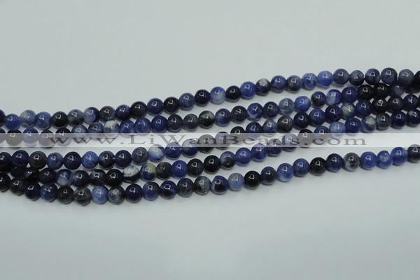 CSO60 15.5 inches 4mm round sodalite gemstone beads wholesale