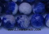 CSO625 15.5 inches 14mm faceted round AB grade sodalite beads