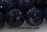 CSO648 15.5 inches 18mm faceted round sodalite gemstone beads