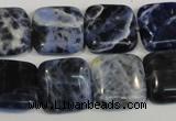 CSO65 15.5 inches 16*16mm square sodalite gemstone beads wholesale