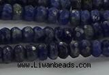 CSO661 15.5 inches 4*6mm faceted rondelle sodalite gemstone beads