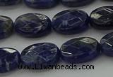 CSO716 15.5 inches 10*14mm faceted oval sodalite gemstone beads