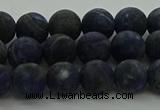 CSO812 15.5 inches 8mm round matte sodalite gemstone beads