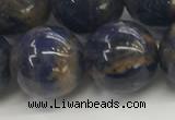 CSO836 15.5 inches 16mm round orange sodalite beads wholesale