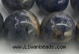 CSO837 15.5 inches 18mm round orange sodalite beads wholesale