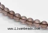 CSQ11 6mm round A grade natural smoky quartz beads Wholesale