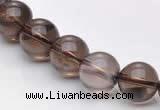 CSQ14 A grade 10mm round natural smoky quartz beads Wholesale