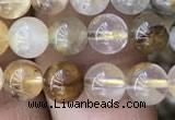 CSQ801 15.5 inches 6mm round scenic quartz beads wholesale