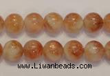 CSS17 15.5 inches 10mm round natural sunstone beads wholesale