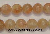 CSS18 15.5 inches 12mm round natural sunstone beads wholesale