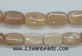 CSS210 15.5 inches 10*14mm rectangle natural sunstone beads