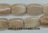 CSS211 15.5 inches 13*18mm rectangle natural sunstone beads