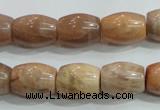 CSS251 15.5 inches 12*16mm drum natural sunstone beads